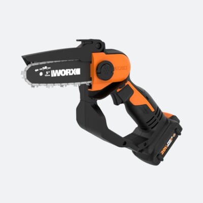 WG324 WORX 20V 5'' Mini Cordless Pruning Chain Saw with Battery and Charger