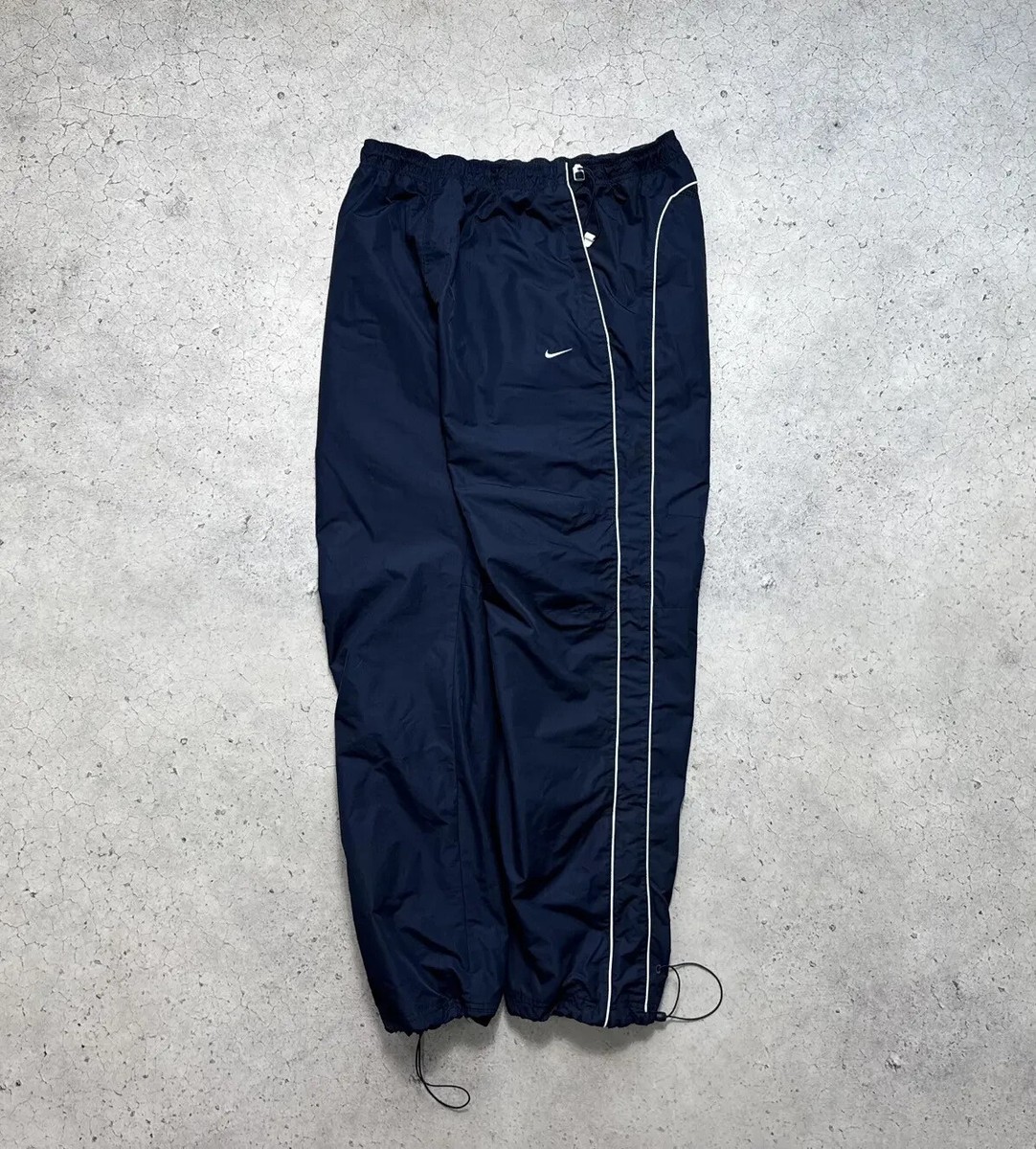 パンツ y2k vintage NIKE track pants Vintage Nike Track Pants Mens L Navy Blue Polyester