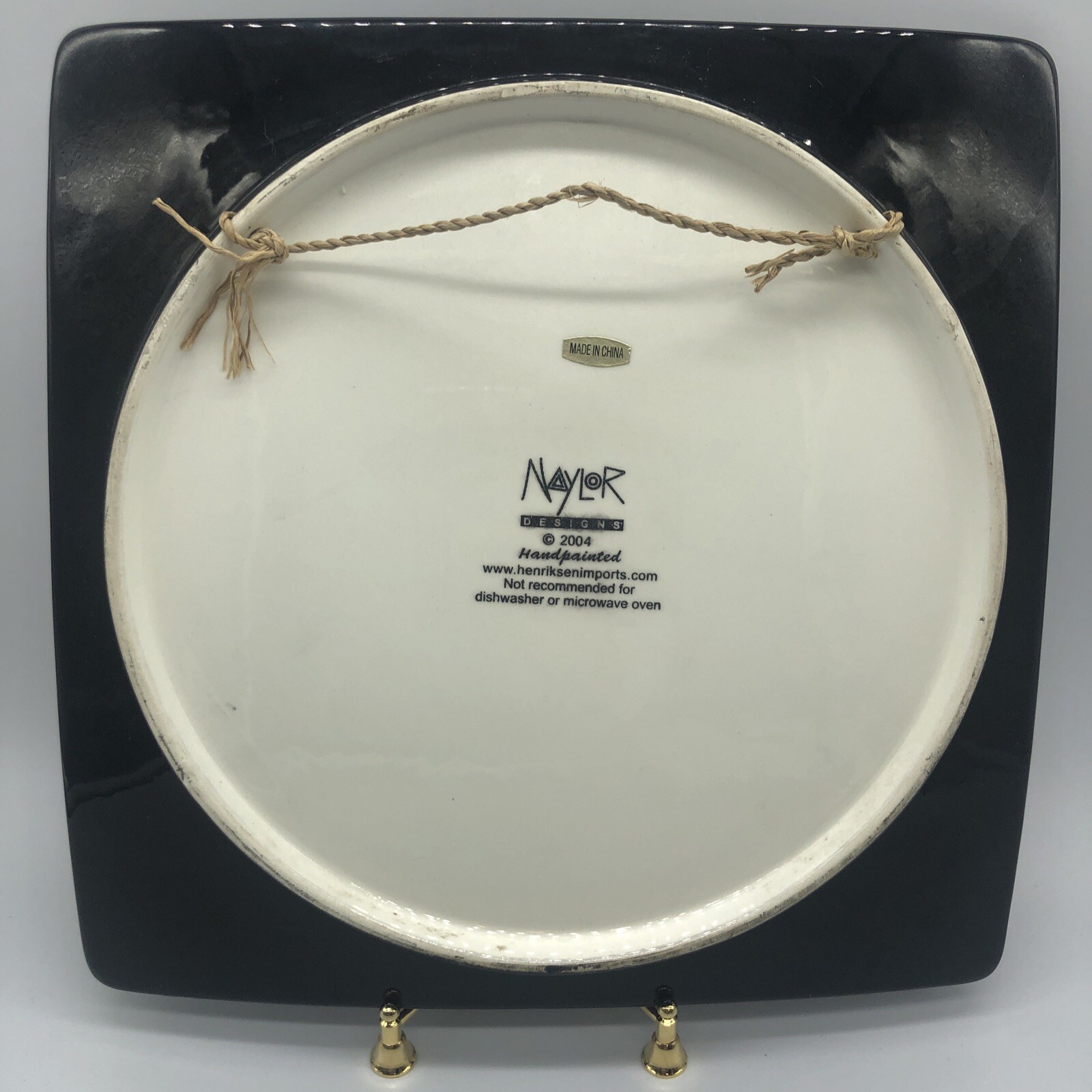 Mary Naylor Designs Couple 2004 Handpainted Decorative Plate Wall