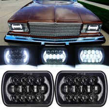 For Chevy Malibu 78-1981 For Corvette Dot Pair 5x7 7x6 Led Headlights Wdrl For Chevy Malibu 78-1981 For Corvette Dot Pair 5x7 7x6 Led Headlights Wdrl
