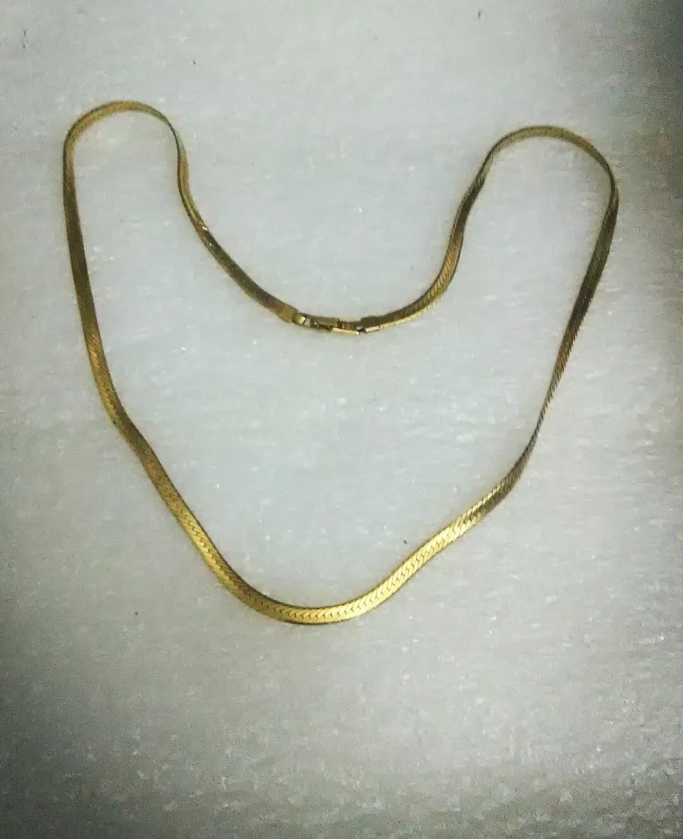 Gold Chain 20 Men s or women s Signed DM Gold pl eBay