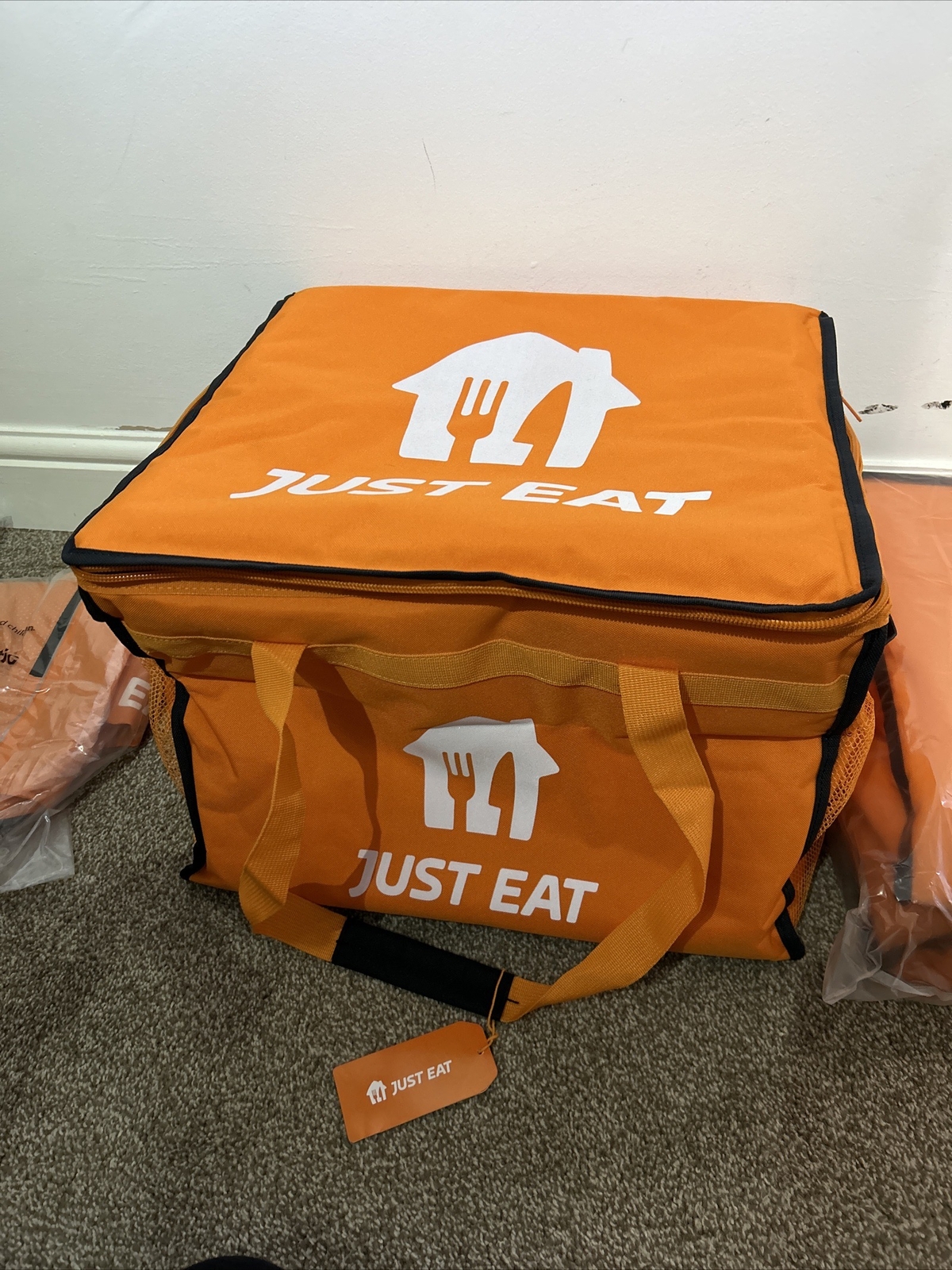 Just Eat Food Delivery Bag XL Pizza food Hot bag eBay