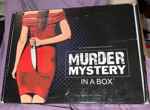 Mordkrimi in einer Box Spiel Party Familie Kooperation Logik Verbrechenslösung