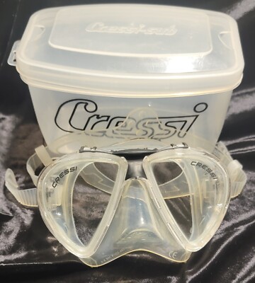Cressi Pinta Scuba Divers Mask Made In Italy 