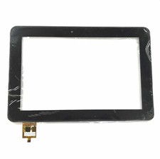 Schwarz Touchscreen Digitizer glas mit Rahmen komp. für Hannspad Hsg1279 SN1AT71