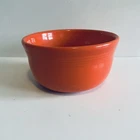 Vintage Fiestaware Poppy Orange Gusto Bowl 6" Diameter 3" High EUC