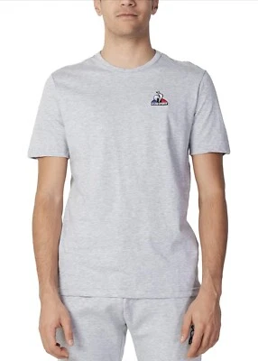 Le Coq Sportif ESS Tee SS N4 M gris chine Tee shirt - Photo 1/4