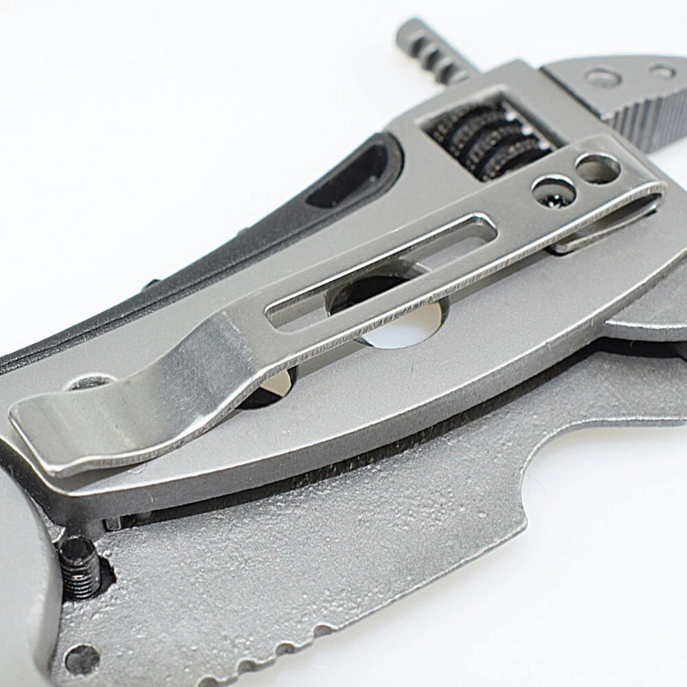 Multi Tool Set Adjustable Wrench Pliers Knife Jaw Screwdriver Foldable Survival