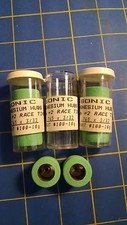 Sonic S4 3 Pairs .765 tall 3/32 axle Green Colored Rubber from Mid America