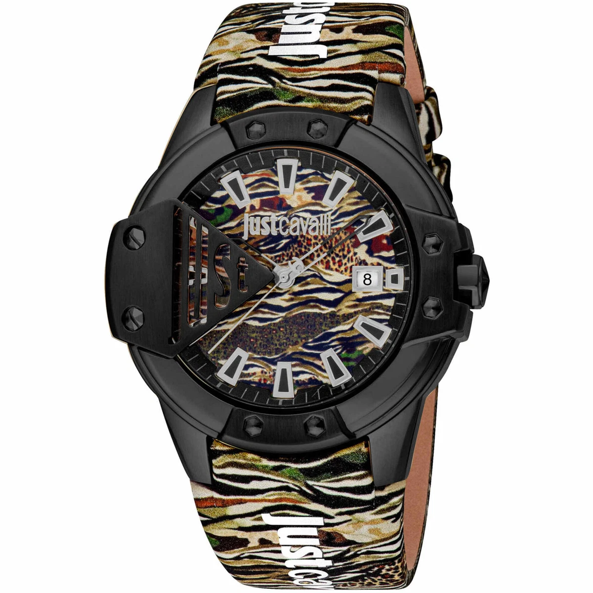 Just Cavalli Genuine Leather Authentic Watch Just Cavalli Leather Wristwatches for sale | eBay main image 2