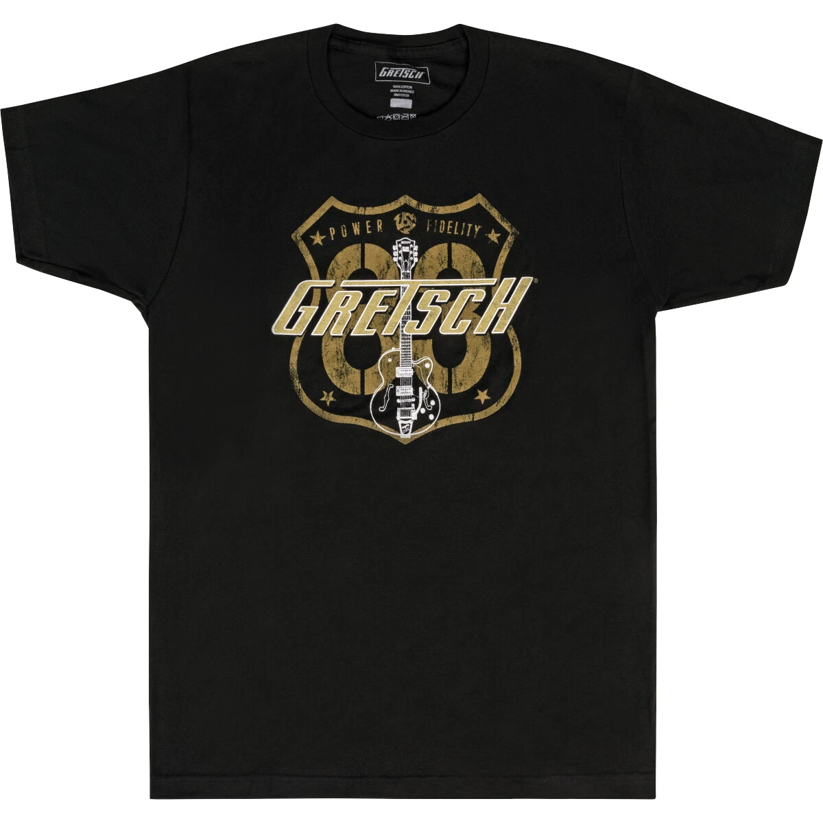 Gretsch Guitars Route 83 T-Shirt, Black, XXL