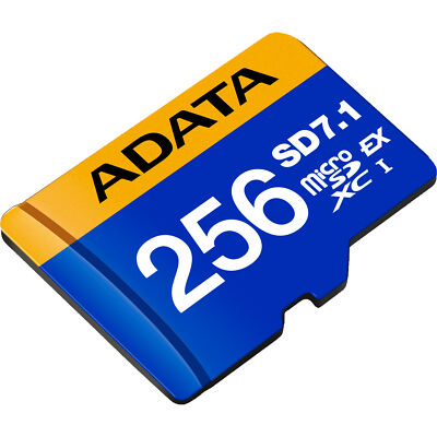 ADATA Premier Extreme microSDXC SD7.1 256 GB, Speicherkarte, blau