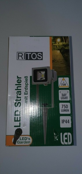 Ritos Garden Led Strahler Mit Erdspieß 10W-image