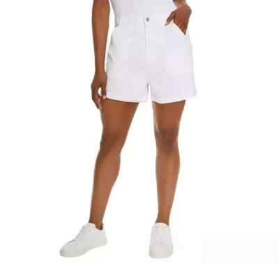 Gloria Vanderbilt Women's Plus Size XXL White Utility Shorts NWT