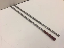 #10D Lot of 2 MORRIS WOOD TOOL (5/32") RH Drill Bit - 2 Flute, Forstner-Point