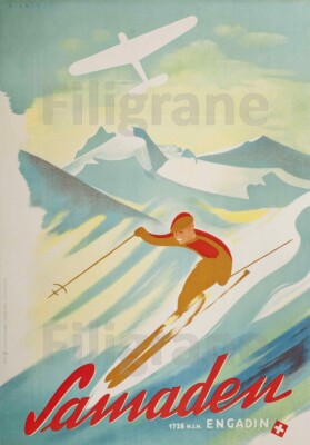 Affiche Vintage Tourisme Sion Valais Suisse – Poster 45x60cm, Qualité Musée