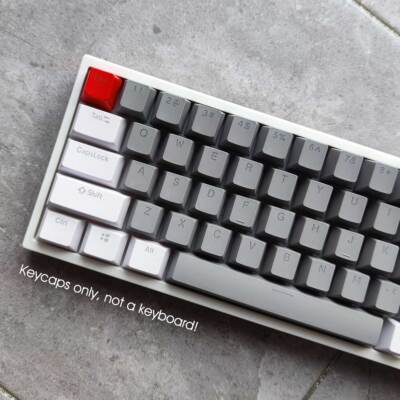 Retro Double Shot PBT 104 Keycaps Set OEM for Cherry MX Mechanical Keyboards