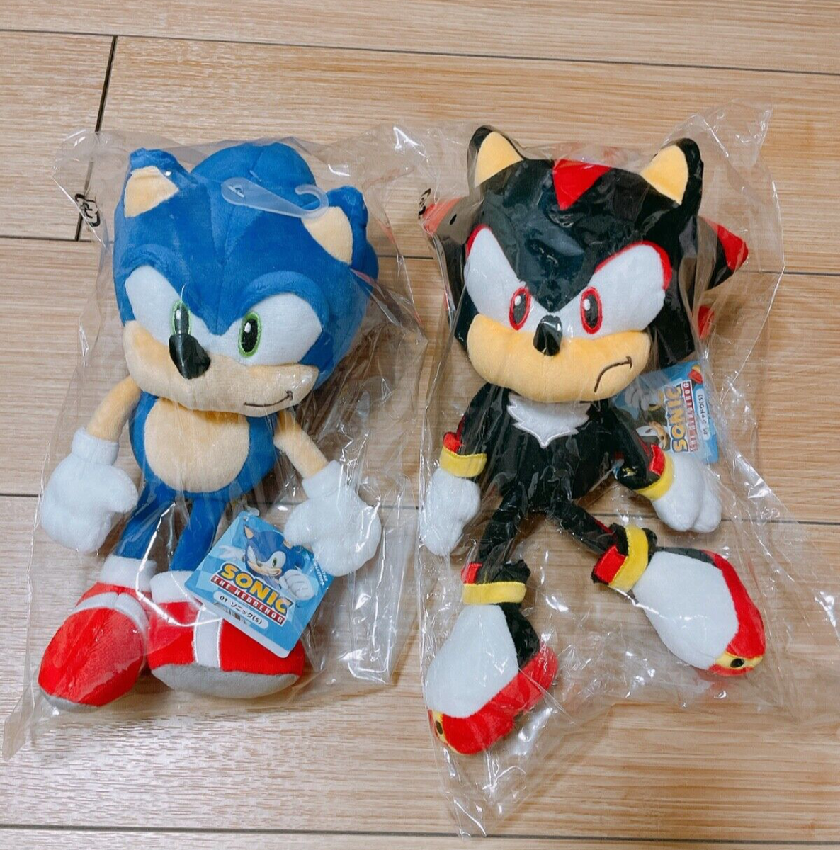 SEGA Sonic the Hedgehog Plush SONIC SHADOW Stuffed toy Doll Set