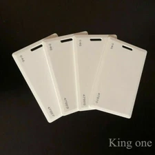 100 Proximity Prox Clamshell Keycard Works With Prox 1326 1386 26Bit H10301 Card