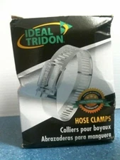 Ideal Tridon 6724553, SAE Size 24, 1/2" x 1" - 2", Box of 10, Hose Clamps, FS 