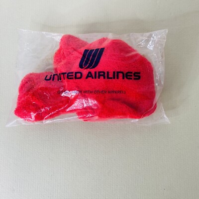 United Airlines First Class Amenity Socks New Old Stock NOS 1970's Vtg