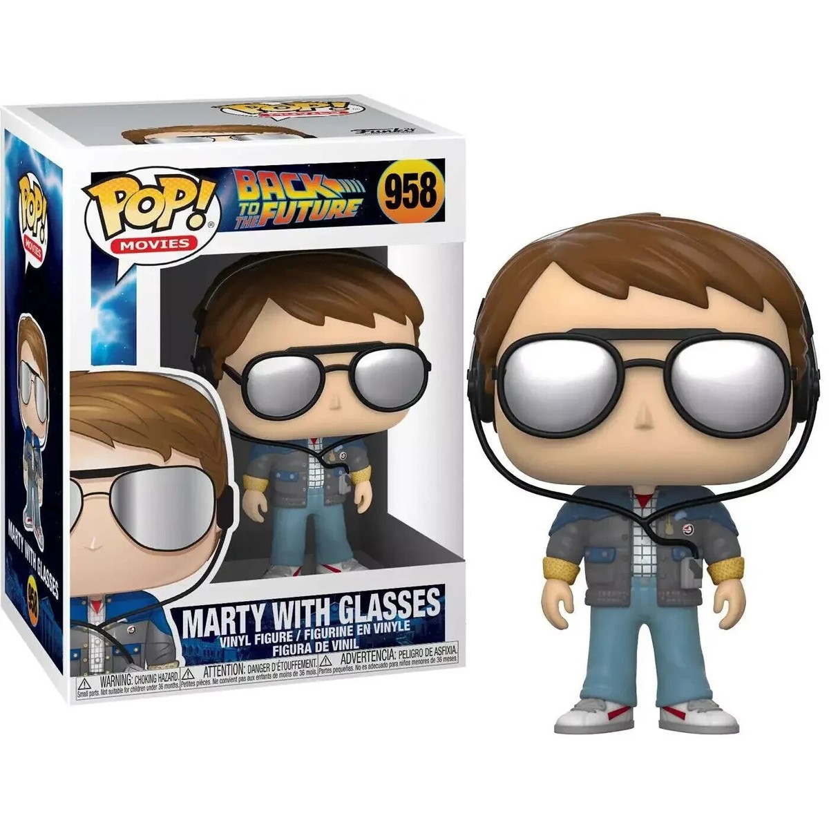 Funko Pop Back to the Future Marty　レア Funko Back to the Future POP Movies Marty in Future Outfit