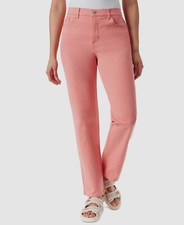 Gloria Vanderbilt Womens Pink Amanda Twill Tapered Jeans Pants Petite Size 16PS