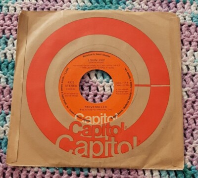 Steve Miller 45 Lovin' Cup / Fly Like An Eagle 1976 Capitol 4372 ex