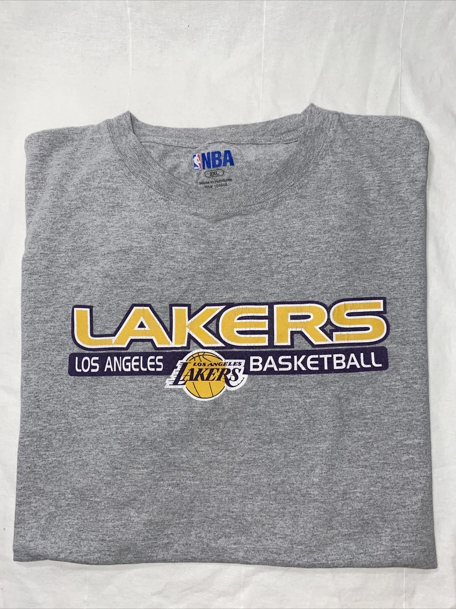 lakers nba shirt grey