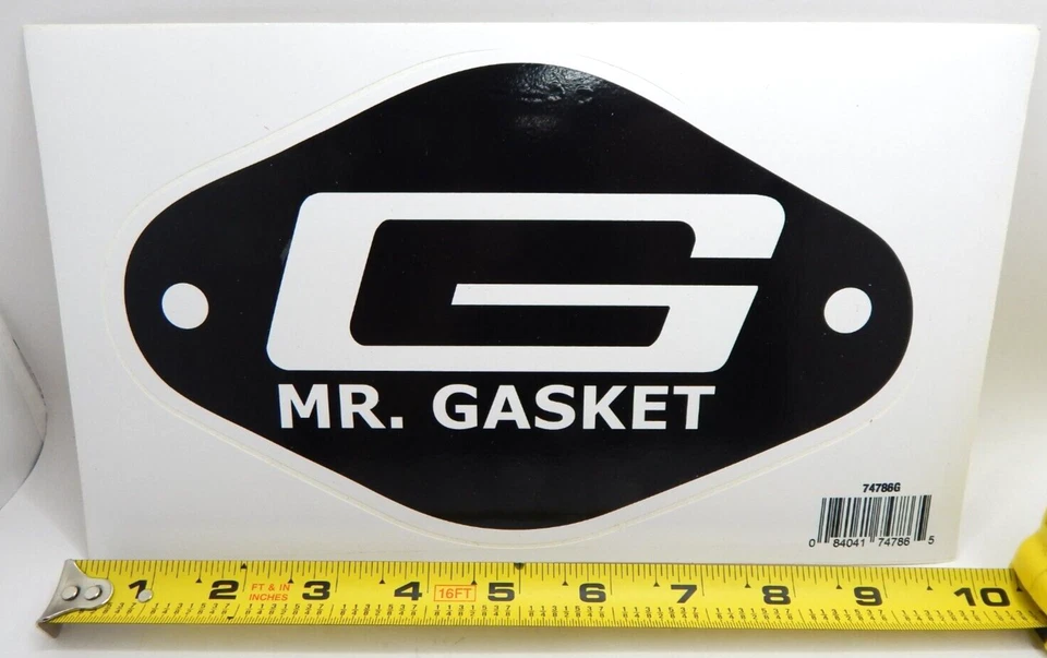 Calcomanía adhesiva Mr Gasket Racing 9" Rat Rod Street Hot Rod Gasser AFX NHRA Nascar Foto 2 de 4