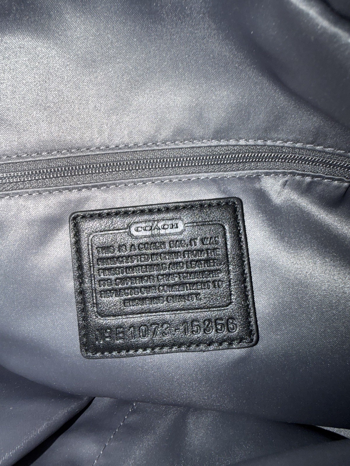 COACH Kristin Embroidered Op Art Signature Pleat Satchel Bag - Black image 9