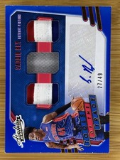2020-21 Absolute Tools Of Trade Rookie Patch Auto /49 RPA #TT3-SBE Saddiq Bey