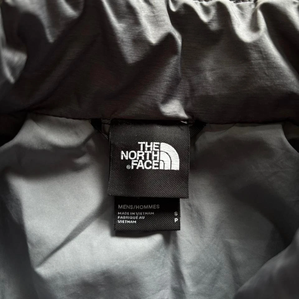 Винтажный Y2K необходимый north face молнии пуховик куртка мужской размер S! - Изображение 4 из 4