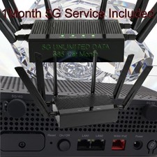5G NR Router WiFi 7 Unlimited Data Plan 1 Month Router 4G Hotspot Jetpack