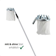 Obstpfl&uuml;cker mit Fangbeutel & Teleskopstiel Apfelpfl&uuml;cker Erntehilfe Pfl&uuml;ckhilfe