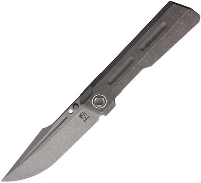 Poikilo Blade Marlin Framelock Dark Titanium Folding Bohler M398 Knife MARLINS2