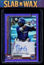 2025 Topps Pro Debut #PD-105 Rodney Green Base Autographs Purple Foil #/299