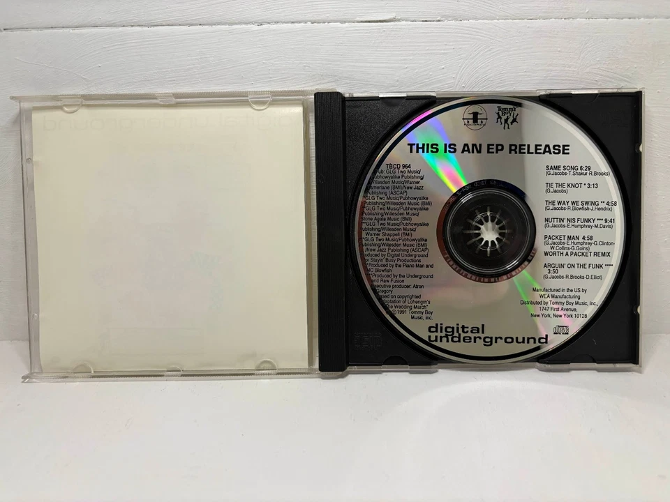 Digital Underground CD Lot 2pac Sons Of The P, Body Hat Syndrome w/Poster &More Foto 4 de 4