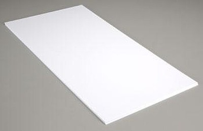 Evergreen Plain Sheet .020x12x24 (12) - Model Scratch Building