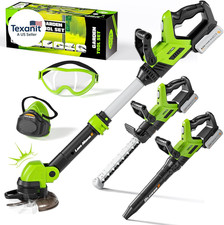 Kids Tool Set, 3-IN-1 Toddler Power Garden Tools with Sounds Lights, Volume /-