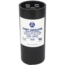 Motor Start Capacitor 216-259 Mfd uF 110-125 VAC for Electric Motor Apps