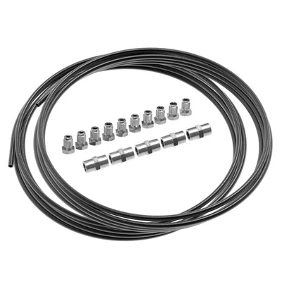 10m Bremsleitung Bremsrohr Stahl 4,75 mm + 10 Verschraubungen + 5 Verbinder - Bild 1 von 4