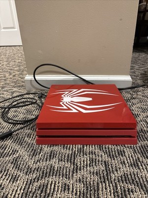 Sony PlayStation 4 Pro Spider Man 1TB Limited Edition Console READ DISCRIPTION