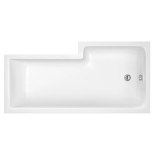 L Square Shower Bath LH 1500x850x700x585