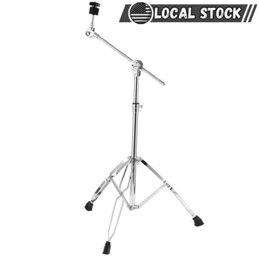 ✅ Cymbal Straight Boom Stand Double Braced Heavy Duty Thicken Alloy Support Rack