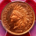 PCGS UNC! 1872 INDIAN HEAD CENT