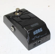 Korg PB-01 Pitchblack Chromatic Pedal Tuner Guitar Effects Pedal Black