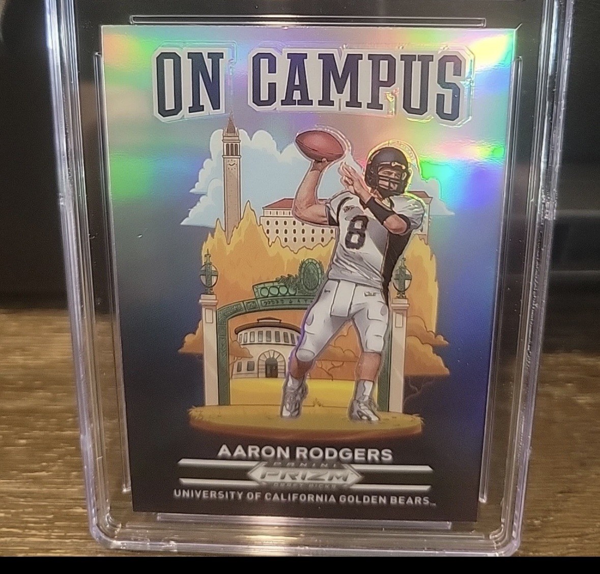 2021 Panini Prizm Draft Picks On Campus DOWNTOWN Aaron Rodgers