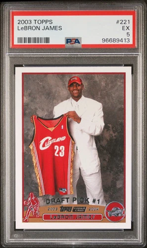 2003 Topps LeBron James #221 PSA 5