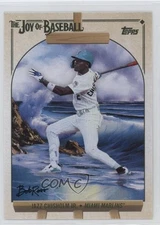 2023 Topps X Bob Ross The Joy of Baseball Easel Canvas Jazz Chisholm Jr #36